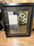 Framed Floral and Pattern Wall Art Decor