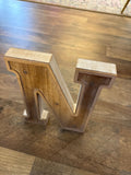 Decorative Wooden Letter N