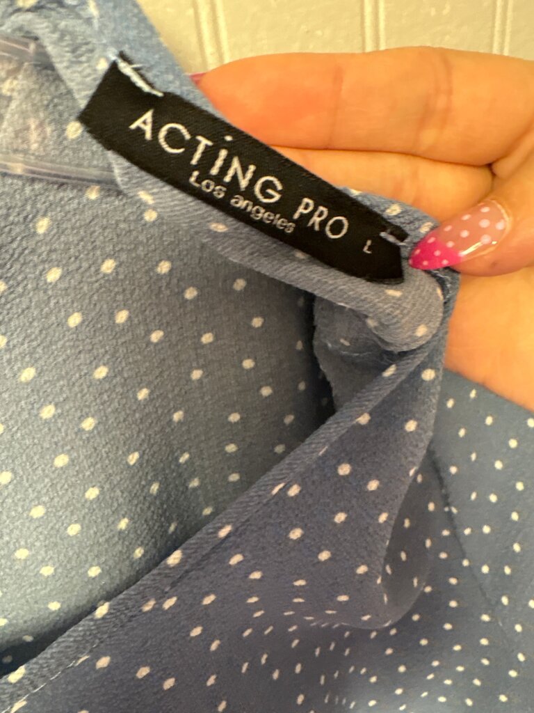 Blue Polka Dot Dress