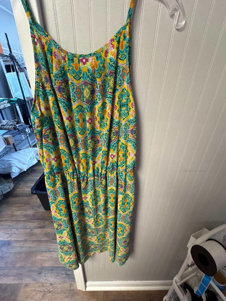 Colorful Floral Summer Dress