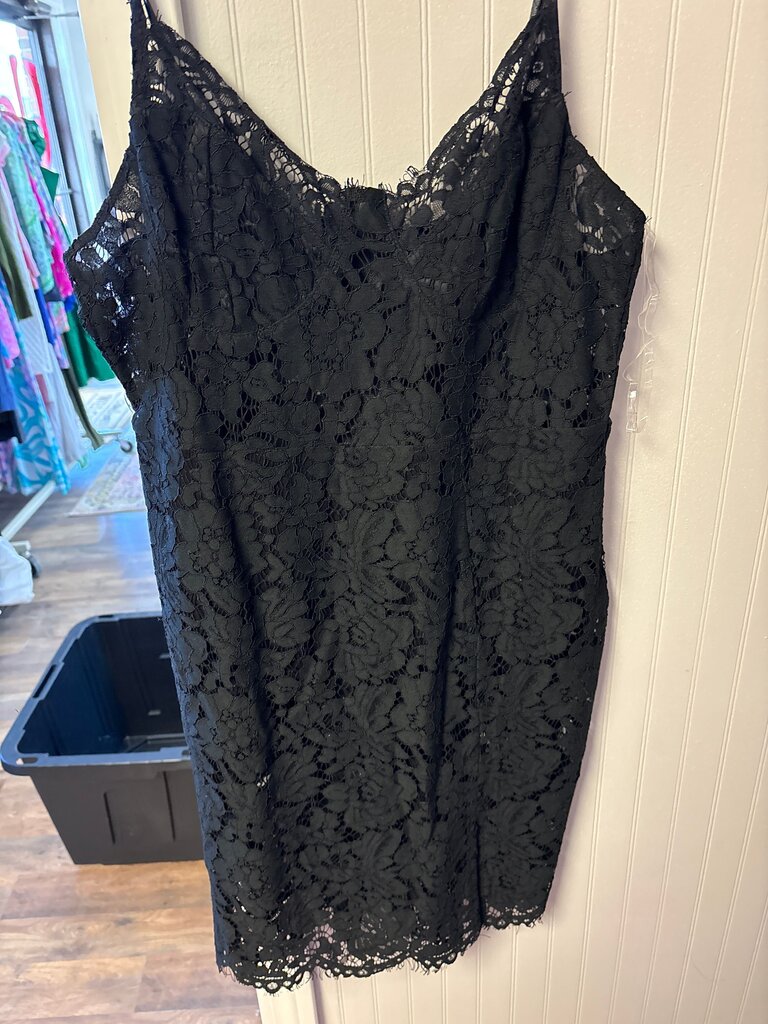 Black Lace Cami Dress