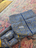 Floral Pattern Quilted Backpack
