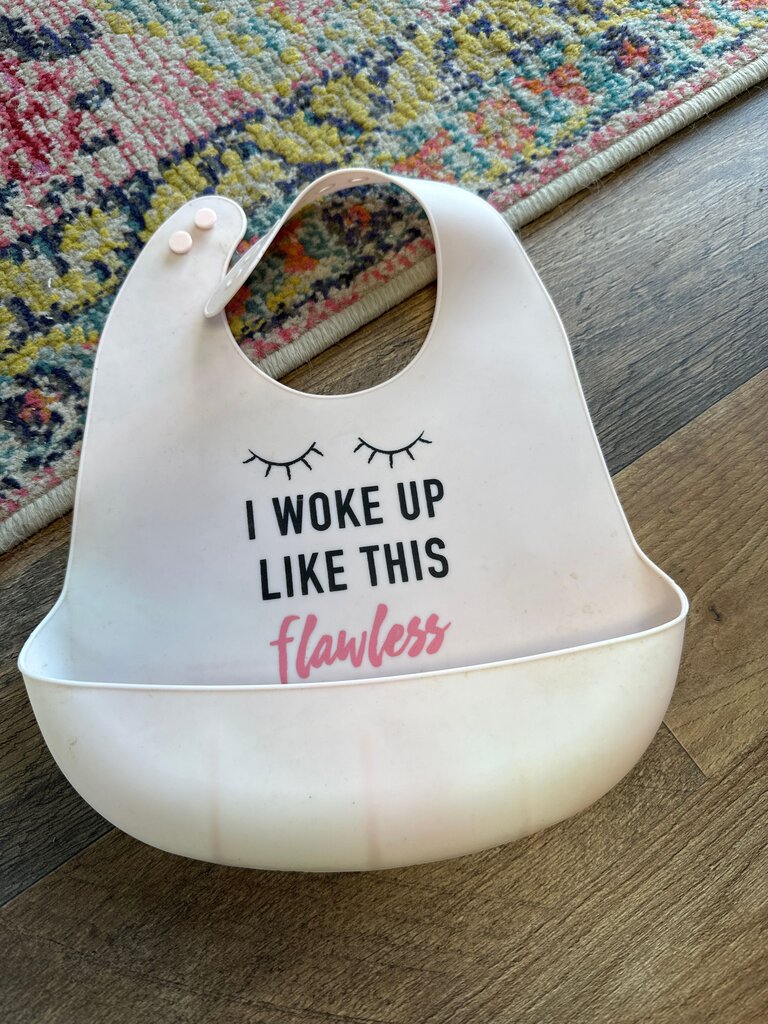 Cute Baby Bib with Flawless Quote