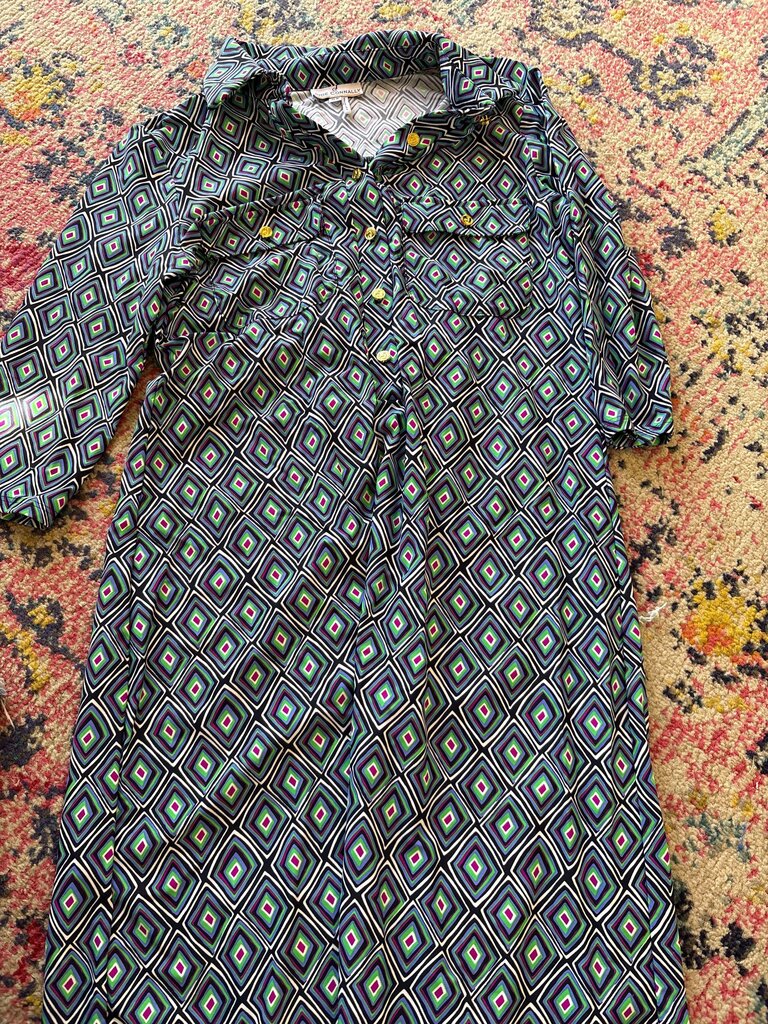 Jude Connally Printed Shirt Dress