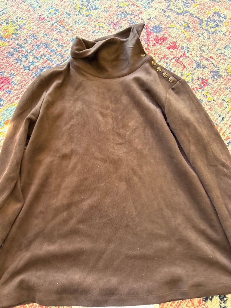 J. McLaughlin Brown Turtleneck Sweater