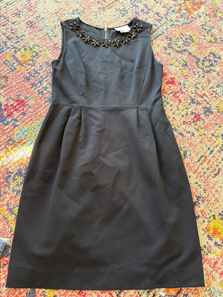 Kate Spade Black Dress with Beaded Detail