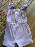 Lilac Striped Romper