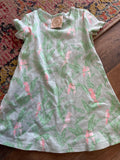 Girls Tropical Print Dress