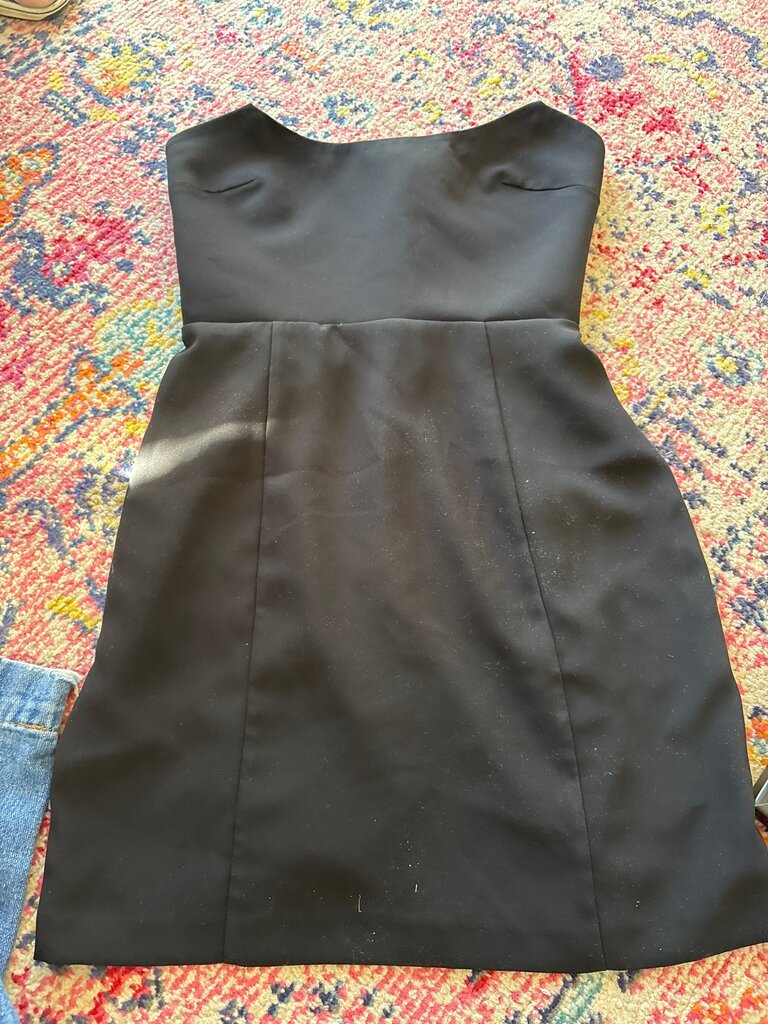 Black Strapless Dress