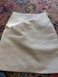 Antonio Melani Women's Cream Textured Skirt