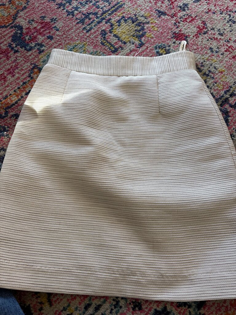Antonio Melani Women's Cream Textured Skirt