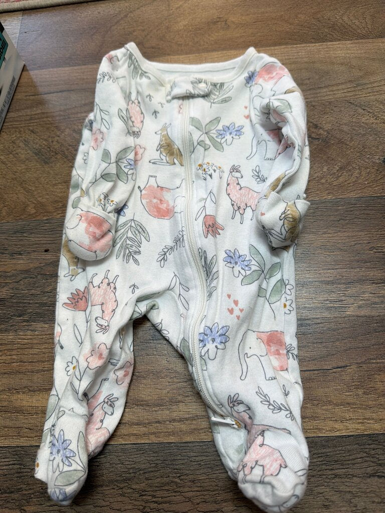 Just One You Infant Zip-Up Pajama