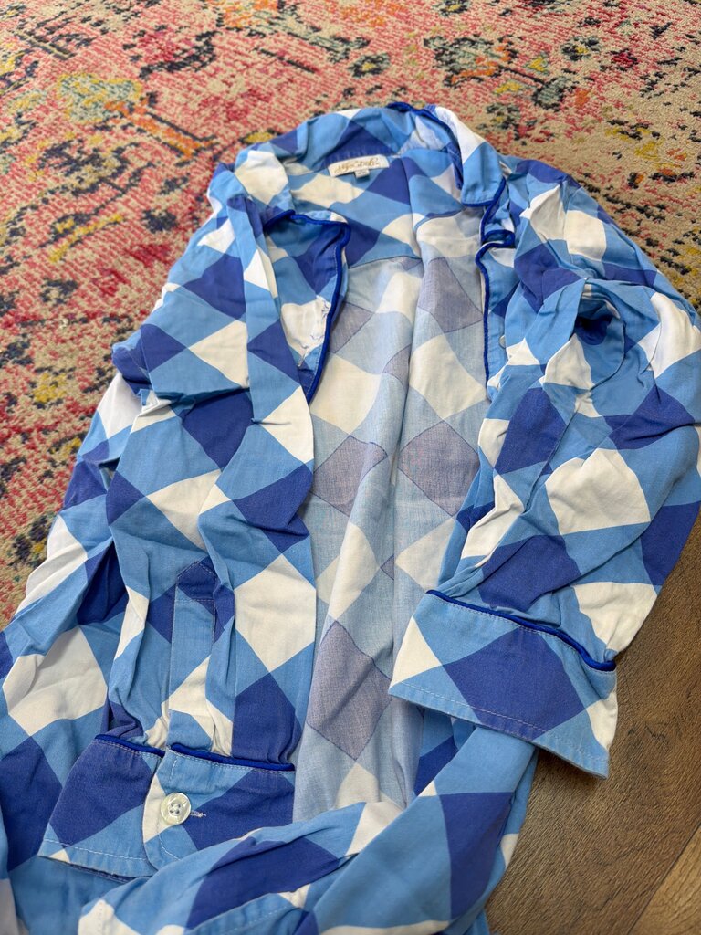 Jaye's Studio Blue Patterned Shirt
