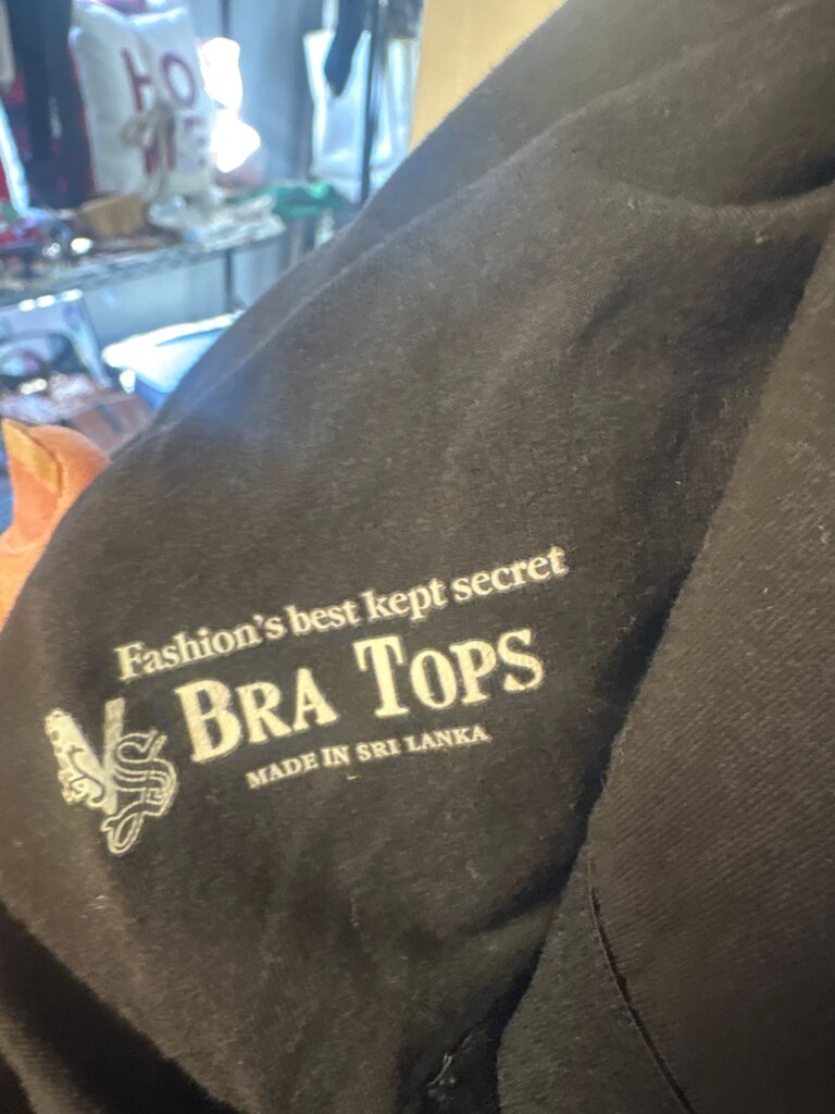 Women's Black Bra Top
