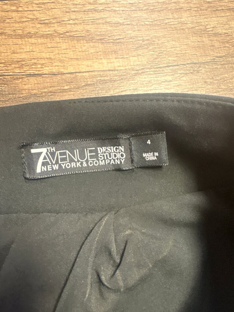 7th Avenue Design Studio Black Skirt