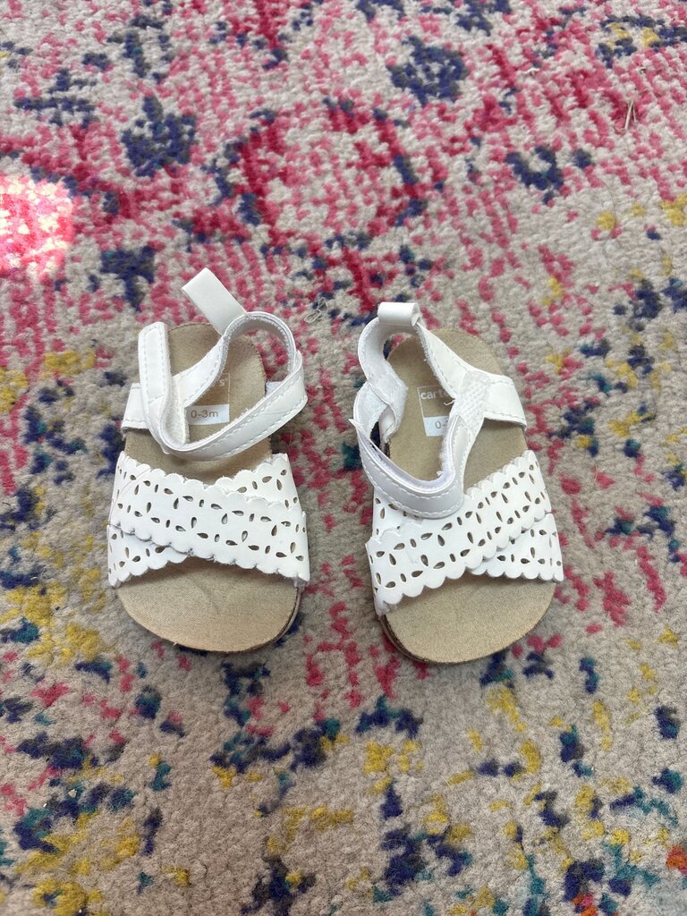 Carter's White Infant Sandals