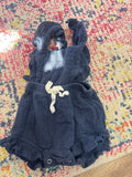 Navy Blue Baby Romper