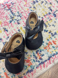 Stylish Black Toddler Shoes with Bow
