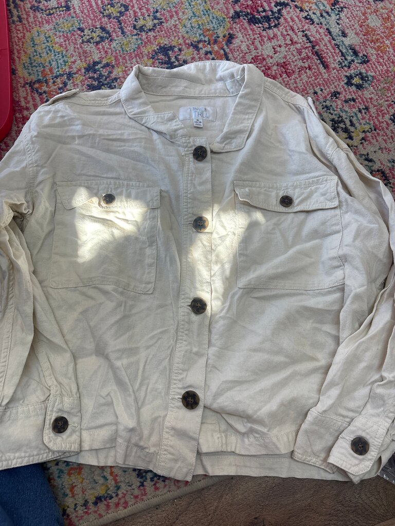 Time and Tru Linen Blend Jacket