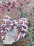 XOXO Pattern Hair Bow