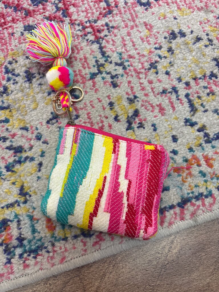 Colorful Patterned Coin Purse
