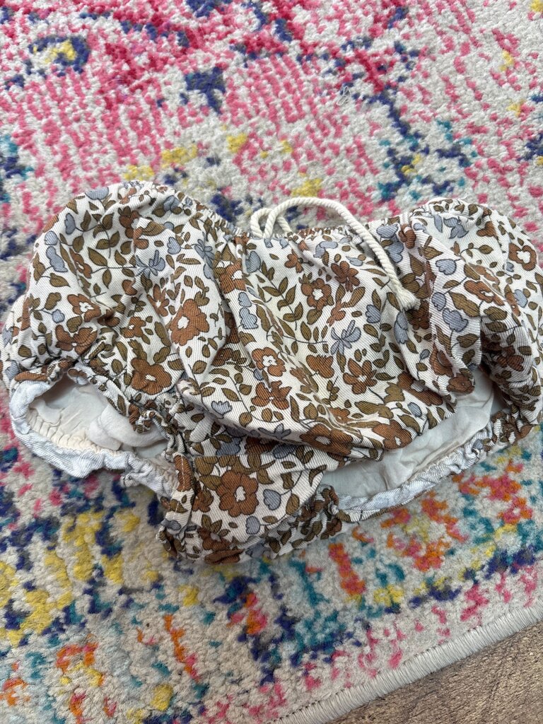 Floral Print Baby Bloomers