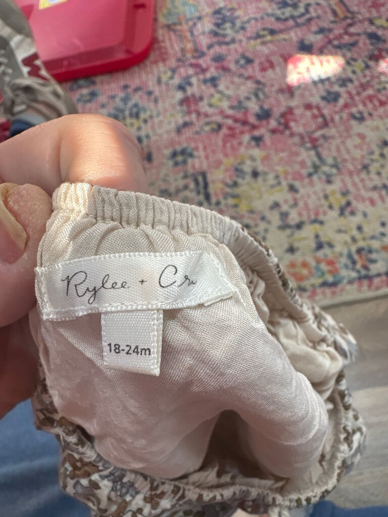 Floral Print Baby Bloomers