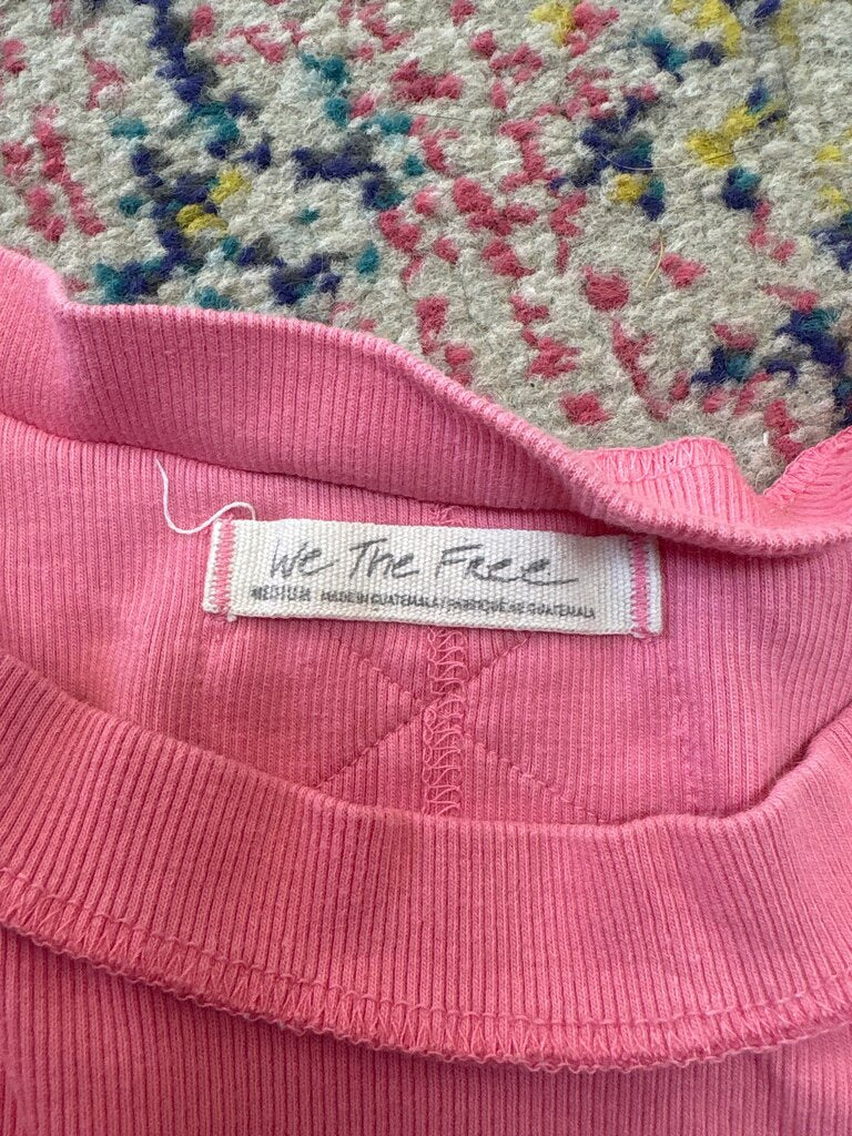 We The Free Pink Sleeveless Top