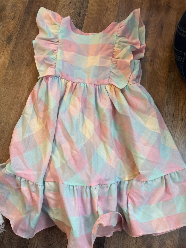 Colorful Ruffle Dress for Kids