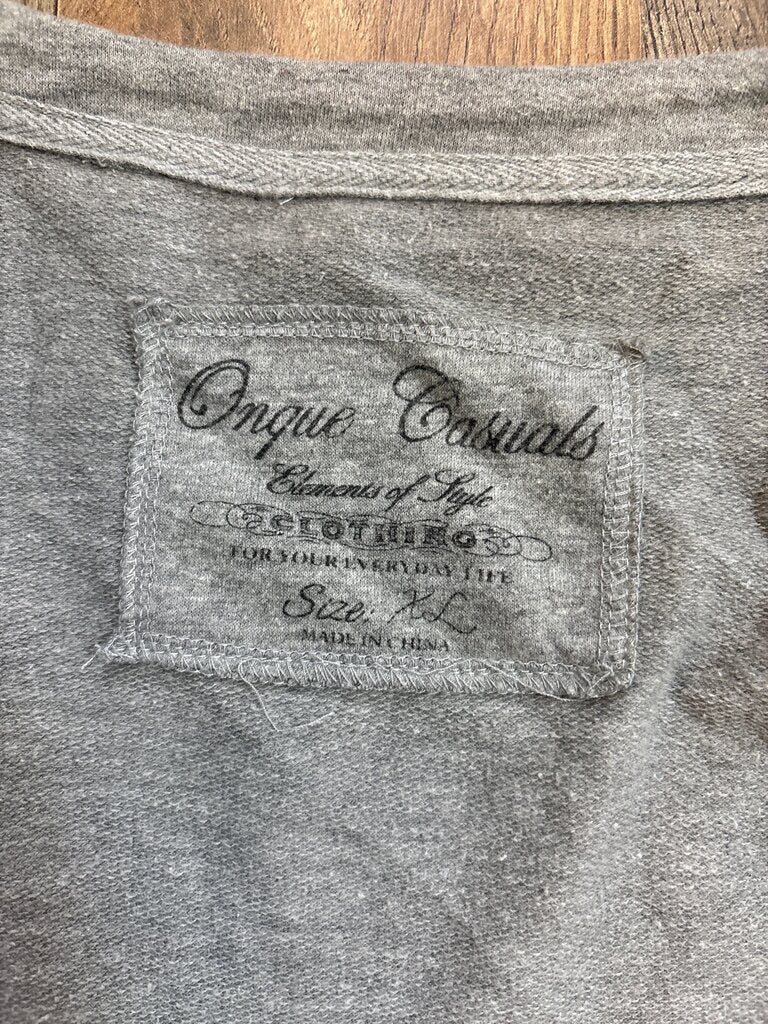 Onque Casuals Sequin Trim Gray Jacket
