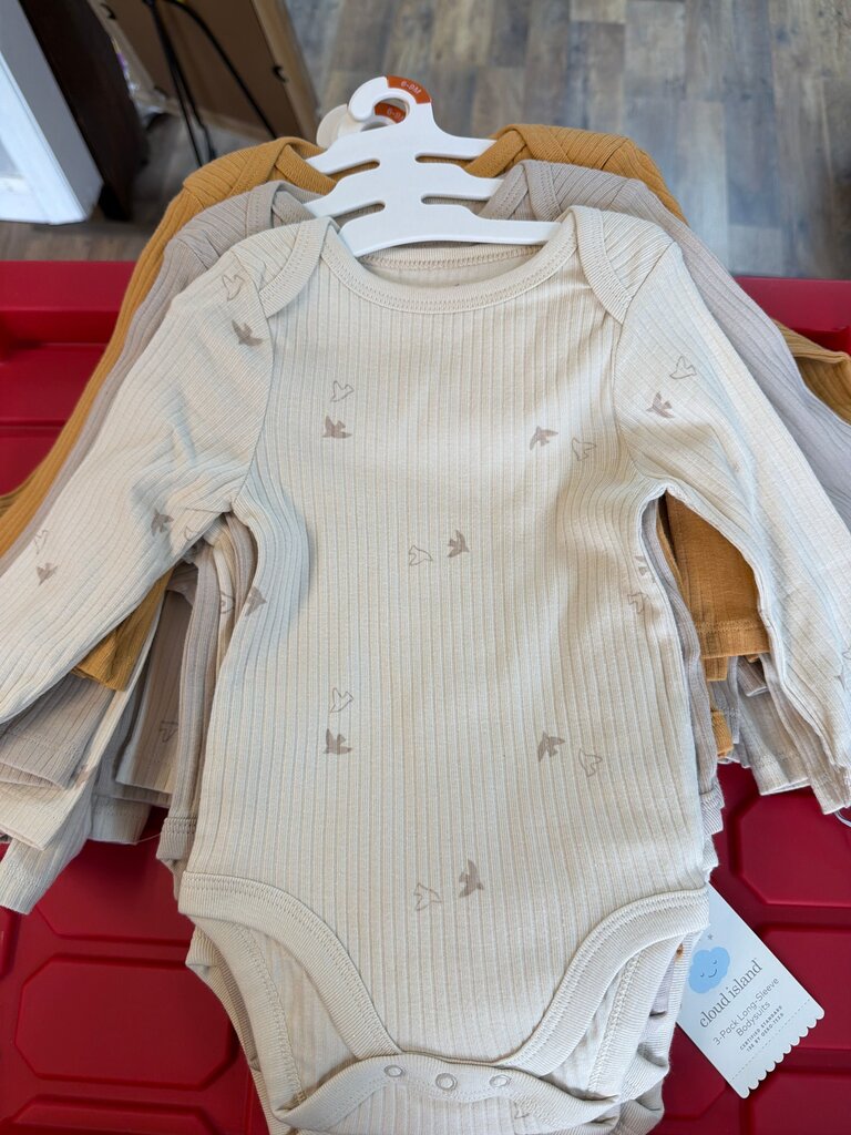 Cloud Island Baby Bodysuit 3-Pack