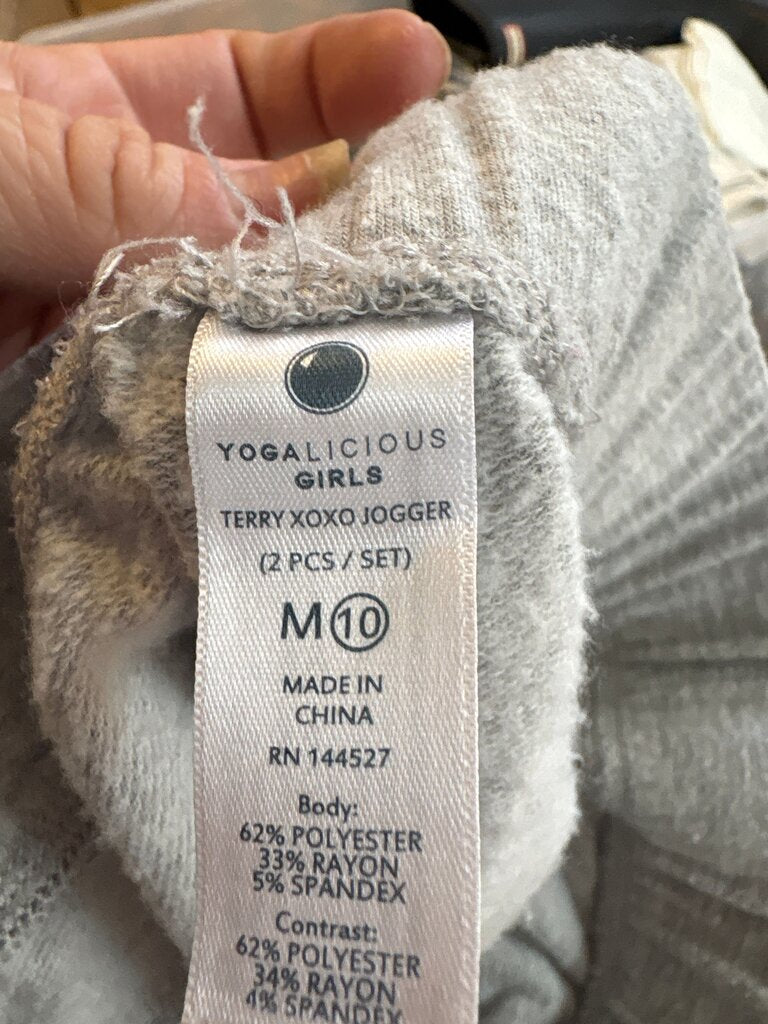 Yogalicious Girls Terry XOXO Jogger Set