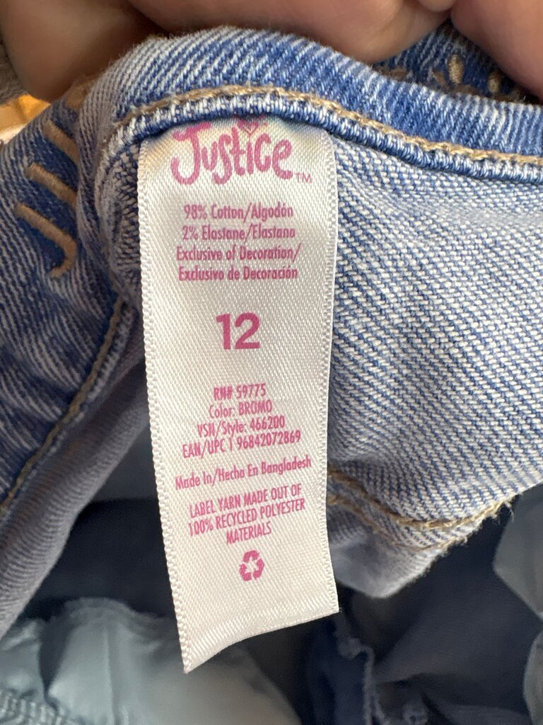 Justice Girls Distressed Jeans