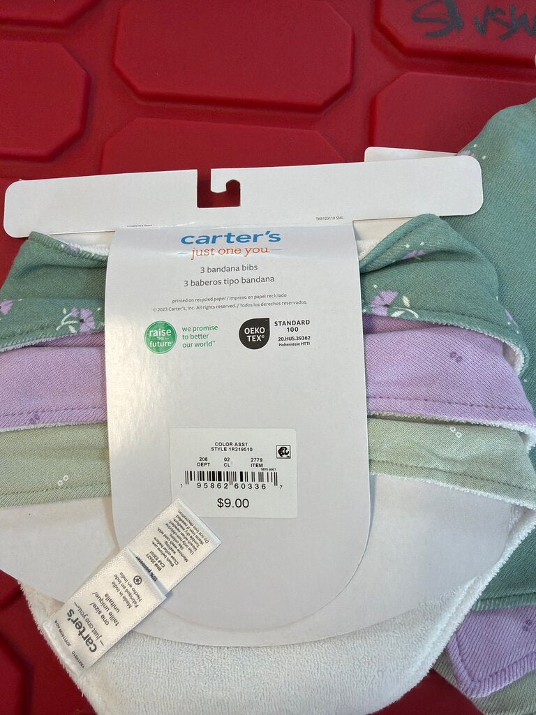 Carter's Just One You 3-Pack Bandana Bibs