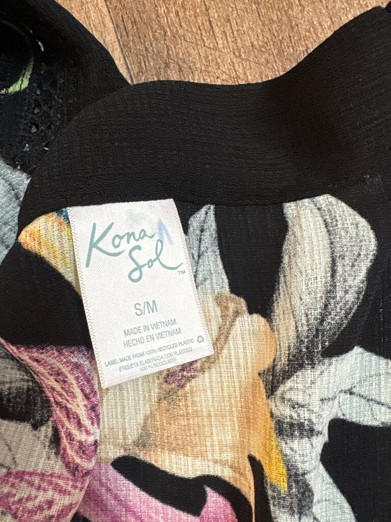Kona Sol Floral Kimono