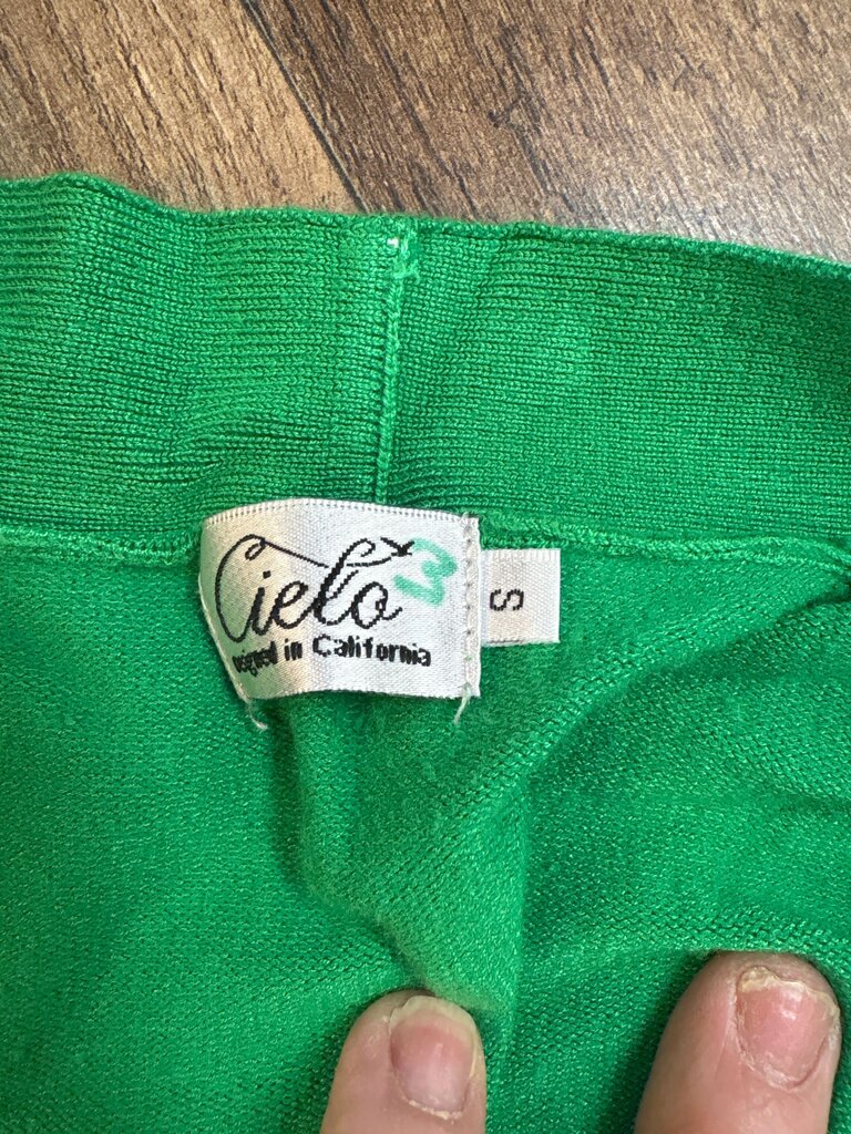 Cielo Green Cardigan