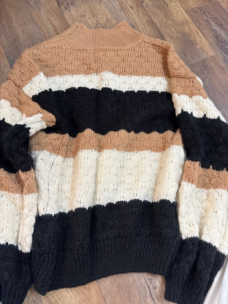Chunky Knit Striped Sweater
