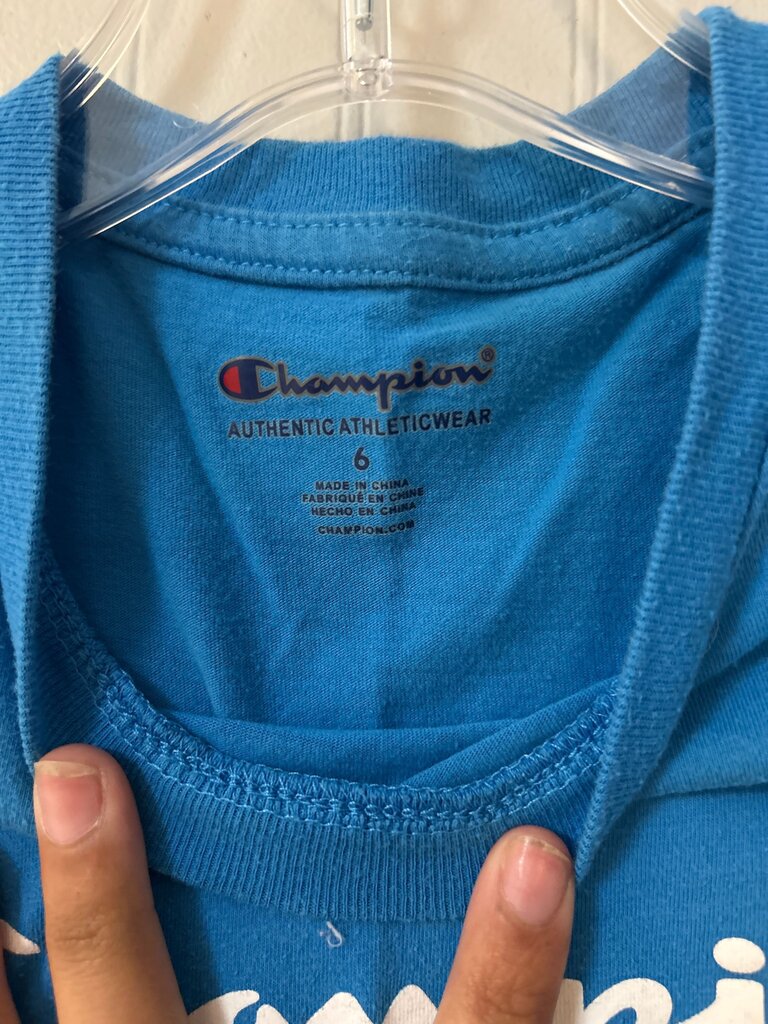 Champion Blue Kids T-Shirt