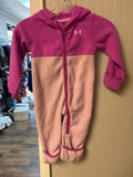 Under Armour Pink Fleece Zip-Up Hooded Jacket
