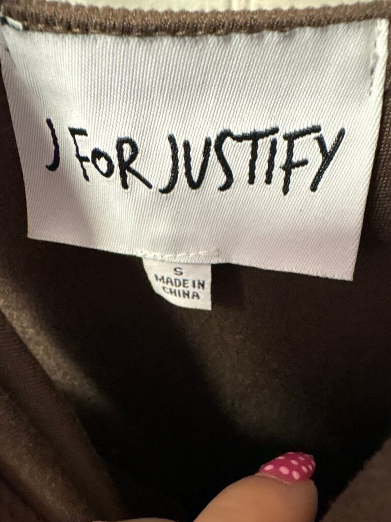 J For Justify Brown Maxi Dress