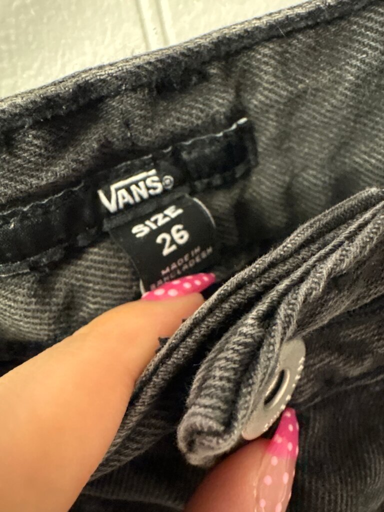 Vans Black Checkered Pants