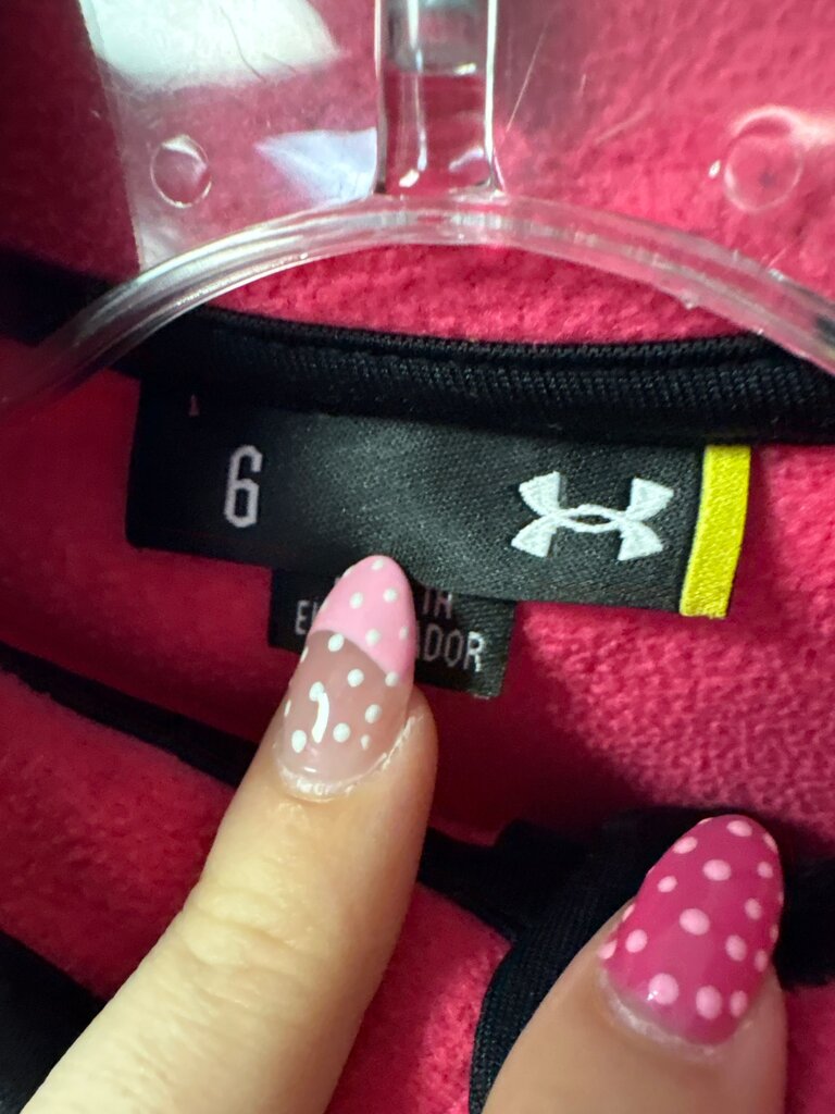 Under Armour Pink Fleece Pullover