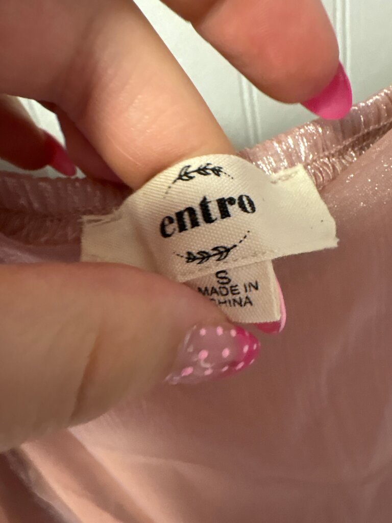 Entro Blush Puff Sleeve Dress