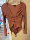 Topshop Long Sleeve Bodysuit