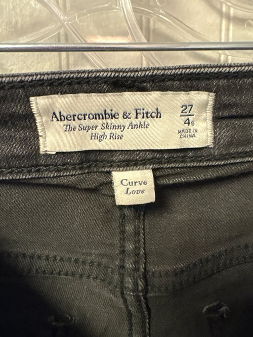 Abercrombie & Fitch High Rise Super Skinny Ankle Jeans