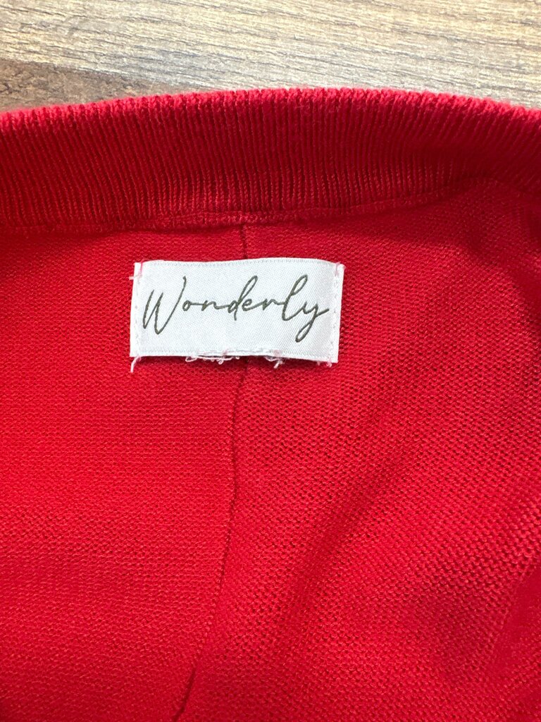 Wonderly Red Knit Sweater