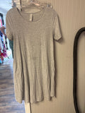 Zenana Premium Grey T-Shirt Dress