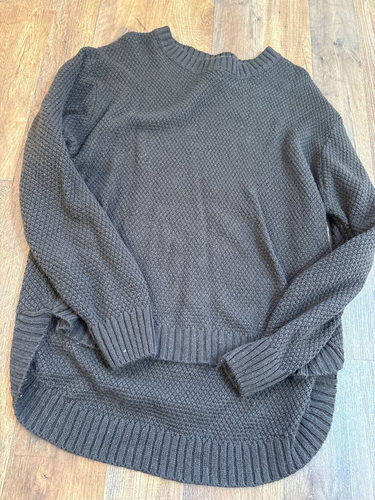 Zenana Women's Large Black Knit Sweater