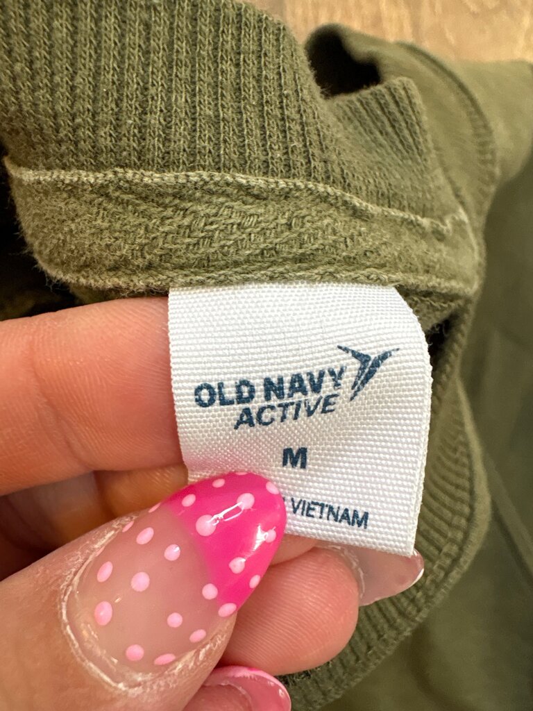 Old Navy Active Olive Green Sweatshirt