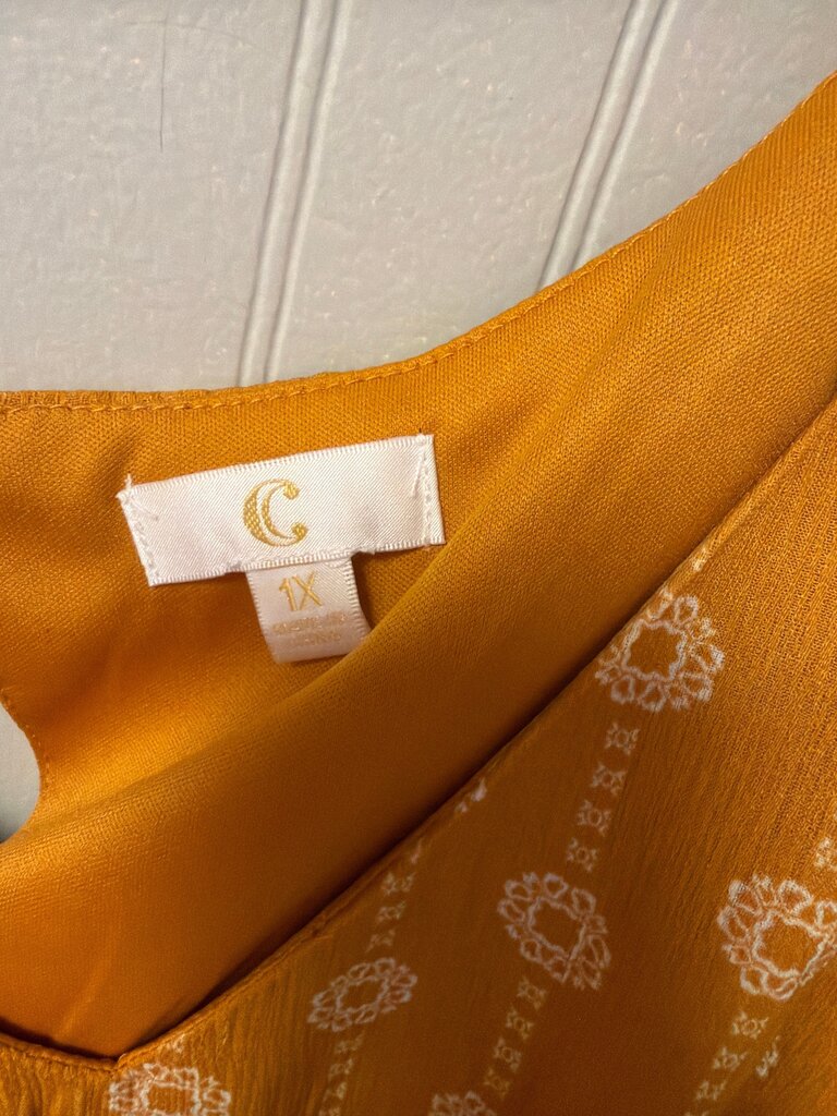 Yellow Floral Print Dress